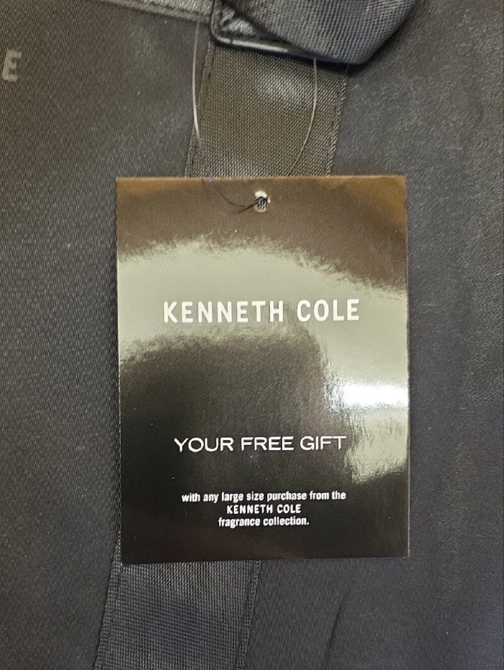 NWT Kenneth Cole Black Weekender Duffle Travel Gym Overnight Bag